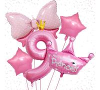 Cumpleaños 9 años niña, rosa decoración de cumpleaños niña 9 años, 9 cumpleaños niñas, decoración de cumpleaños 9 años niña, cumpleaños niña 8 años, corona de mariposa globos decorativos