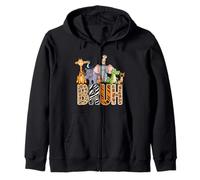 Cumpleaños Bruh Zookeeper Animal Zoo Wildlife Safari Squad Sudadera con Capucha