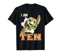 Cumpleaños con temática oceánica de I Am Ten Turtle, cumpleaños de un niño de 10 años Camiseta