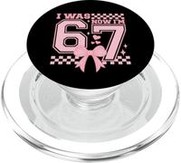 Cumpleaños de 7 años Tenía 6 años Ahora Soy 7 67 Funny Kids Girls PopSockets PopGrip para MagSafe