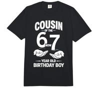 Cumpleaños de 7 años Yo era 6 Ahora Soy 7 67 Meme Cousin Comfort Colors Adult Heavyweight T-Shirt