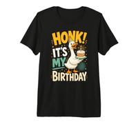 Cumpleaños De Ganso Toca La Bocina Es Mi Cumpleaños Gracioso Camiseta Premium