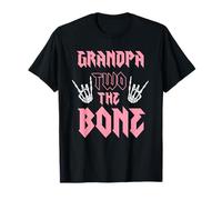 Cumpleaños de Grandpa Two The Bone, cumpleañera de 2 años Camiseta