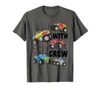 Cumpleaños de Monster Truck para niños | Funny Jam With The Crew Camiseta