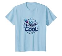 Cumpleaños de niño de 10 años: una década de celebración Genial Camiseta, Niños, Azul Bebé, 4 años