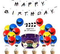 Cumpleaños Decoración Friends Tv Show Decoracion Cumpleaños Friends Globos Decoraciones Friends Tv Show Globos Decoración Amigos Decoración Tartas Friends Guirnalda Cumpleaños Amigos Globos Fiesta