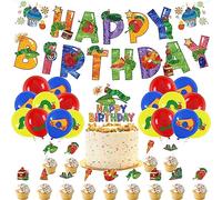 Cumpleaños Decoración La Oruga Muy Hambrienta Decoraciones Cumpleaños Hungry Caterpillar Globos Decoración The Very Hungry Caterpillar Decoración Pastel Hungry Caterpillar Guirnalda Cumpleaños