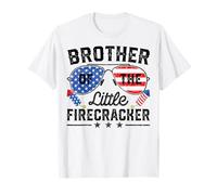 Cumpleaños del 4 de julio Hermano del pequeño petardo Camiseta