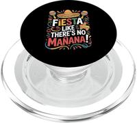 Cumpleaños del Cinco de Mayo "Fiesta como si no hubiera mana" PopSockets PopGrip para MagSafe