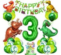 Cumpleaños Dinosaurio, Globo 3 Años, Globo Número 3 Verde, Globo 3 Cumpleaños Helium, Dinosaurio Decoraciones Cumpleaños, Globo Cumpleaños 3 Años Niño, Globo Número 3