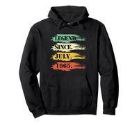Cumpleaños diseño Legendario Desde Julio de 1965 Retro Sudadera con Capucha
