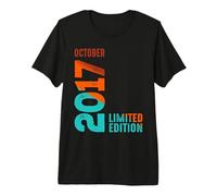 Cumpleaños Edición Limitada Octubre 2017 Camiseta Premium