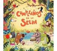 Cumpleaños en la selva: Libro de cartón con solapas divertidas
