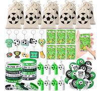 Cumpleaños Fútbol Regalo Niño de Globo Juguetes Pinball de Fútbol Bolsa con Cordón Pulsera de Silicona Silbar Bolsas de Fiesta Relleno Piñata Niña Niños