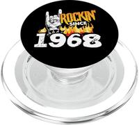 Cumpleaños Humor Cool Rockin' Desde 1968 Cumpleaños PopSockets PopGrip para MagSafe