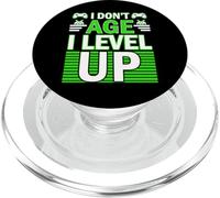 Cumpleaños Humor No Envejecer Nivel Subir Jugador Cumpleaños PopSockets PopGrip para MagSafe