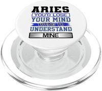 Cumpleaños Humor Pierde la Mente para Entender el Mío Aries Cumpleaños PopSockets PopGrip para MagSafe