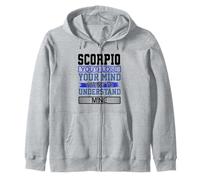 Cumpleaños Humor Pierde la Mente para Entender el mío Escorpio Cumpleaños Sudadera con Capucha