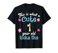 Cumpleaños lindo para niños: así es como se ve un lindo niño de 1 año Camiseta