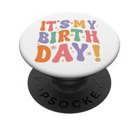 Cumpleaños niña 2nd 3rd 4th 5th 6th 7th 8th 9th Girls Birthday PopSockets PopGrip Adhesivo