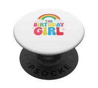 Cumpleaños niña 2nd 3rd 4th 5th 6th 7th 8th 9th Girls Rainbow PopSockets PopGrip Adhesivo