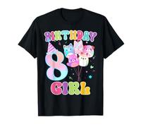 Cumpleaños Niña 8º Cumpleaños Squish Squad Mallow Girl Camiseta