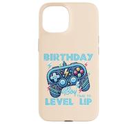 Cumpleaños Niño Gamer Tiempo Level Up Gaming Bday Party Niños Niños Carcasa para iPhone 15