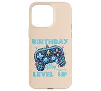 Cumpleaños Niño Gamer Tiempo Level Up Gaming Bday Party Niños Niños Carcasa para iPhone 15 Pro MAX