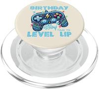 Cumpleaños Niño Gamer Tiempo Level Up Gaming Bday Party Niños Niños PopSockets PopGrip para MagSafe