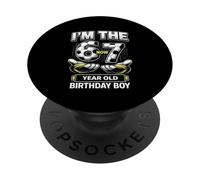Cumpleaños niño yo era 6 Ahora Estoy 7 Six Seven Soccer 67 Meme PopSockets PopGrip Adhesivo