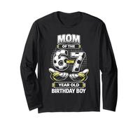 Cumpleaños Niño Yo era 6 Ahora Soy 7 Seis Siete Fútbol 67 Mamá Manga Larga