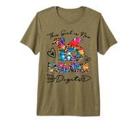 Cumpleaños número 16 - This Girl Is Now 16 Double Digits Tie Dye Camiseta Premium