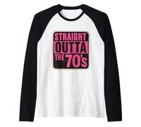 Cumpleaños para niñas nacidas en los 70 y 70 Camiseta Manga Raglan