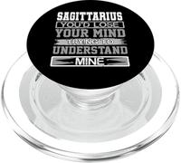 Cumpleaños Pierde la Mente para Entender el Mío Sagitario Cumpleaños PopSockets PopGrip para MagSafe