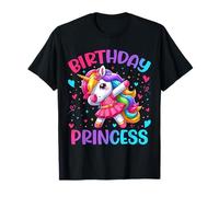 Cumpleaños Princesa Unicornio Dabbing Party Niñas Camiseta