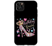 Cumpleaños Reina Corona Tacón Alto Corazones Estrellas Mujeres Carcasa para iPhone 11 Pro MAX