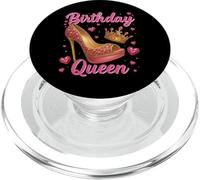 Cumpleaños Reina Feliz Cumpleaños Fiesta B-Day Queens PopSockets PopGrip para MagSafe
