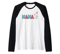 Cumpleaños Silly Mama Goose Silliest Squad Family Matching Camiseta Manga Raglan