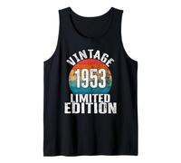 Cumpleaños Vintage 1953 edición Limitada Bday Camiseta sin Mangas