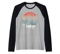 Cumpleaños Vintage Año de Nacimiento 1948 Cumpleaños Bday Camiseta Manga Raglan