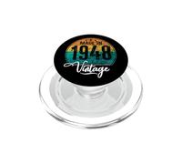 Cumpleaños Vintage Año de Nacimiento 1948 Cumpleaños Bday PopSockets PopGrip para MagSafe