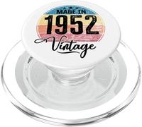 Cumpleaños Vintage Año de Nacimiento 1952 Cumpleaños Bday PopSockets PopGrip para MagSafe