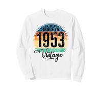 Cumpleaños Vintage Año de Nacimiento 1953 Cumpleaños Bday Sudadera