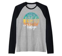 Cumpleaños Vintage Año de Nacimiento 1954 Cumpleaños Bday Camiseta Manga Raglan