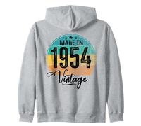 Cumpleaños Vintage Año de Nacimiento 1954 Cumpleaños Bday Sudadera con Capucha
