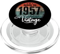 Cumpleaños Vintage Año de Nacimiento 1957 Cumpleaños Bday PopSockets PopGrip para MagSafe