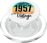Cumpleaños Vintage Año de Nacimiento 1957 Cumpleaños Bday PopSockets PopGrip para MagSafe