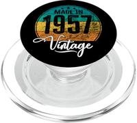 Cumpleaños Vintage Año de Nacimiento 1957 Cumpleaños Bday PopSockets PopGrip para MagSafe