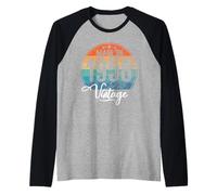 Cumpleaños Vintage Año de Nacimiento 1958 cumpleaños Bday Camiseta Manga Raglan