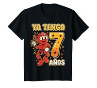 Cumpleaños Ya Tengo 7 Años Ninja Artes Marciales Niño Camiseta